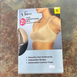 Felina Nude Side Smoothing Bra 2-pack NWT